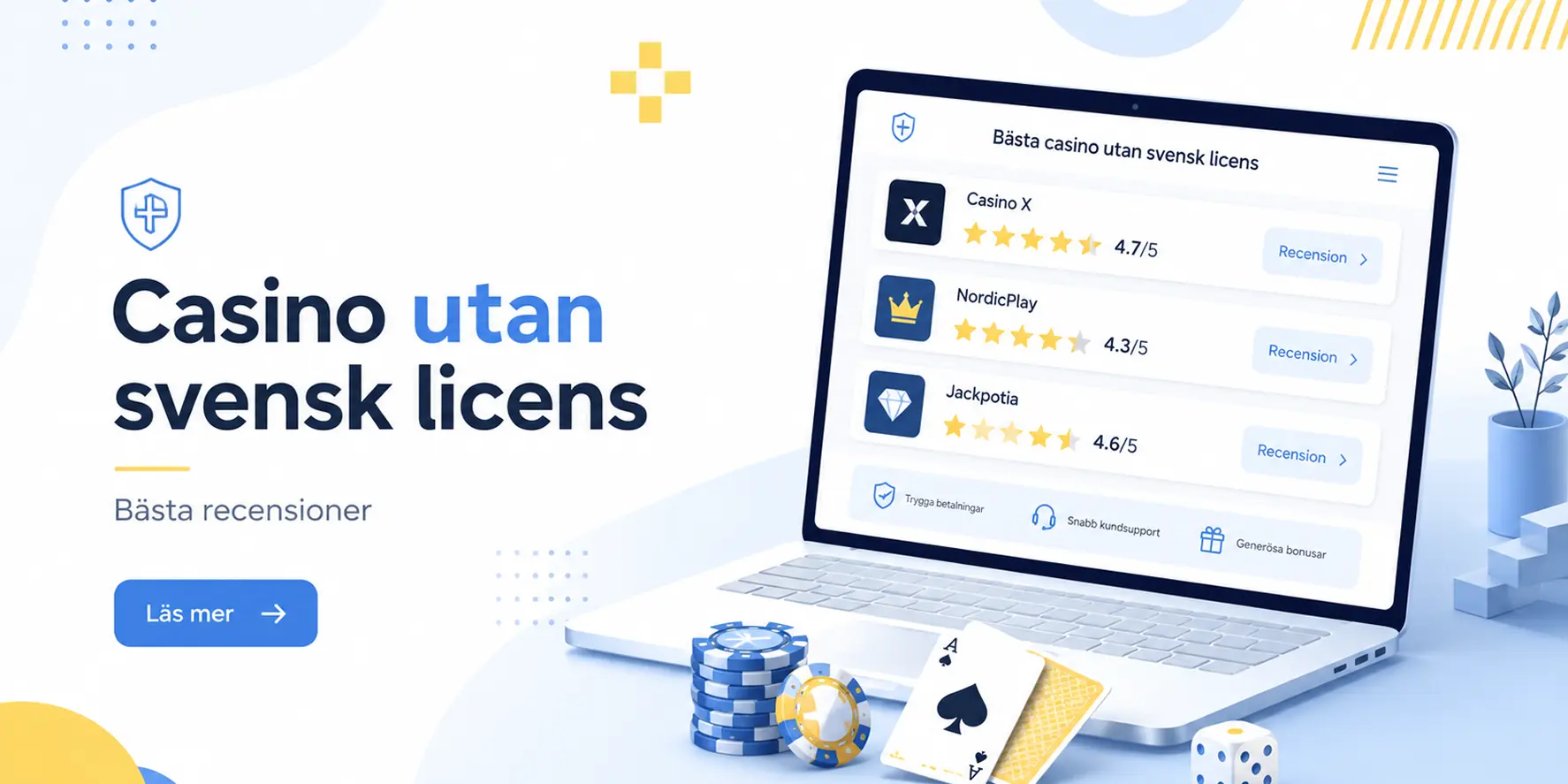 Casino Utan Svensk Licens banner3